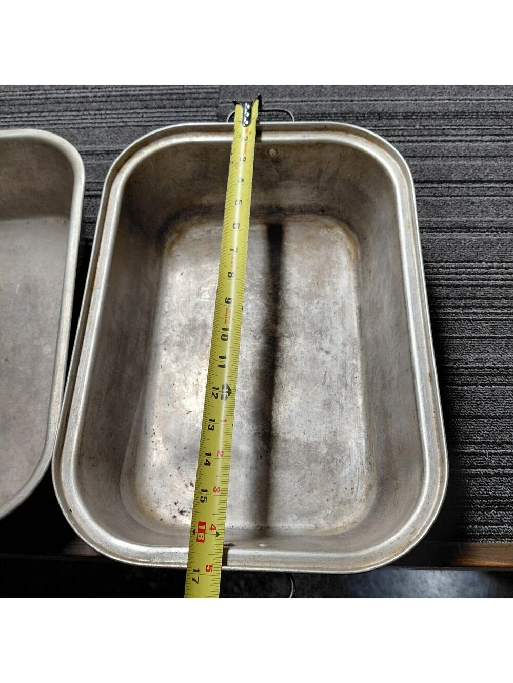 Vintage Wear-Ever Aluminum Roasting Pan w/Lid Made USA 11x16 Roaster Baker